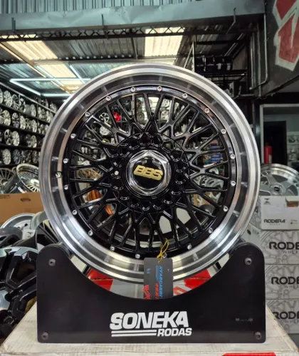 Jogo de rodas RAW BBS SUPER RS aro 16 - 4x100 e 4x114