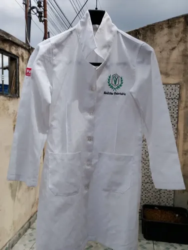 Jaleco para laboratório