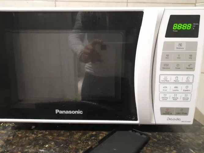 Microondas panasonic novo