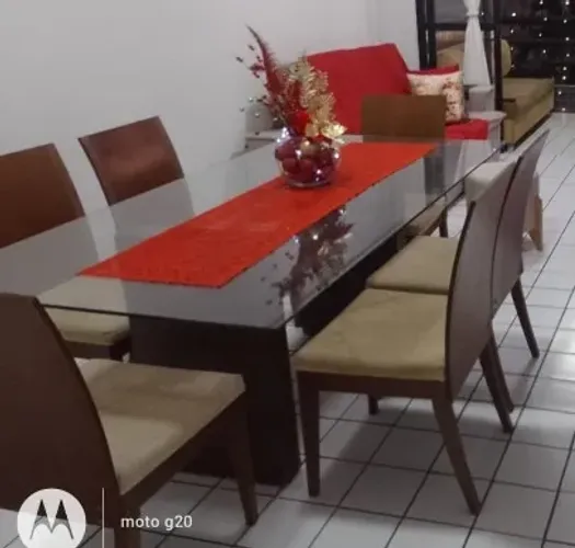 Mesa de jantar de 6 lugares