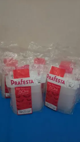 Pote retangular 120 unidades