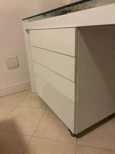 Gaveteiro Branco em MDF