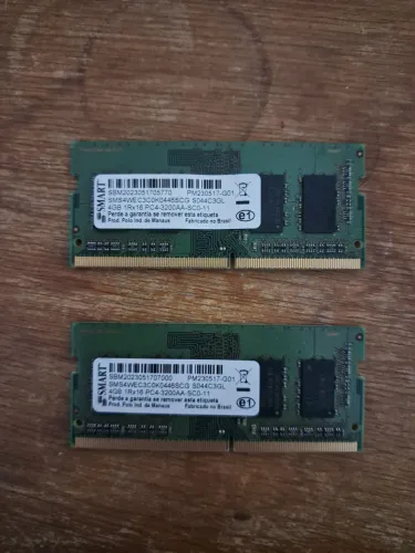 Ddr4 smart para notebook 4gb