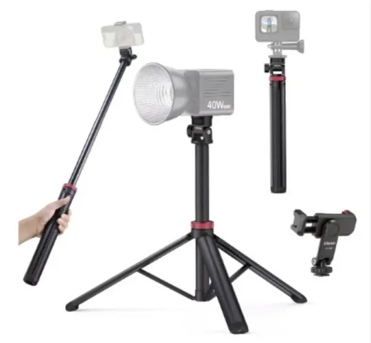 Ulanzi Mt-79 Tripé De Luz 2m Ball Head Portátil Alumínio Led Preto