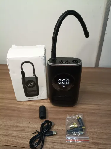 Compressor de ar portátil calibrador pneu Novo