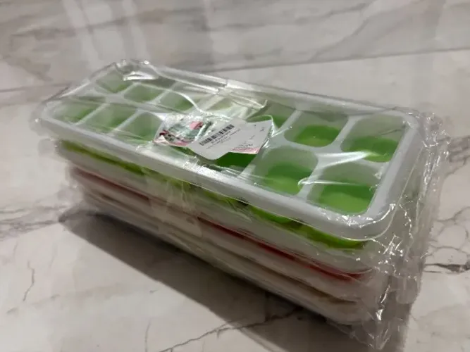 Kit 4 Formas de Gelo Elásticas Premium Coloridas - Novo Lacrado