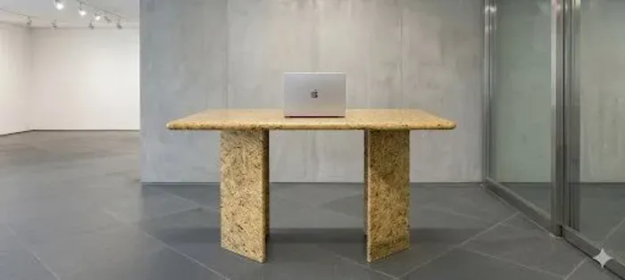 Mesa de escritório granito luxo
