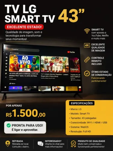 Smart TV LG "43"