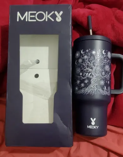 Copo meoky de 1182ml, térmico e super lindo
