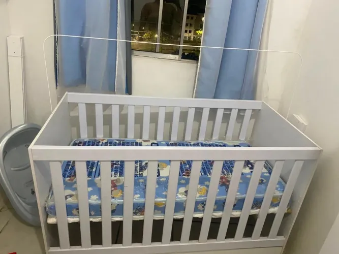 Berço cama americano + colchão ortobom