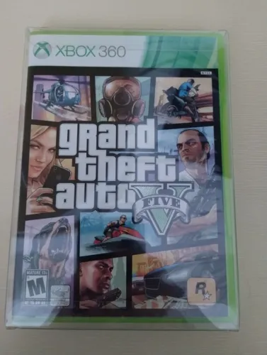 Grand Theft Auto V Xbox 360 CIB C/ Acetato