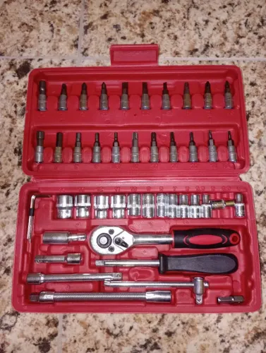 Kit de Ferramentas com Catraca - Completo