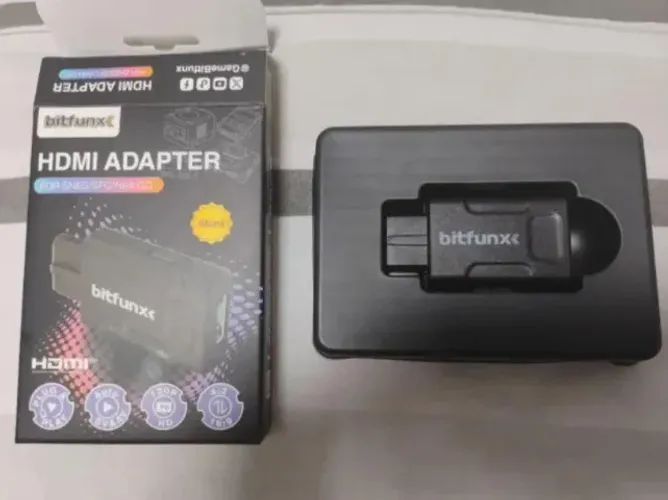 Adaptador Conversor Hdmi Bitfunx pra N64, Game Cube e Snes