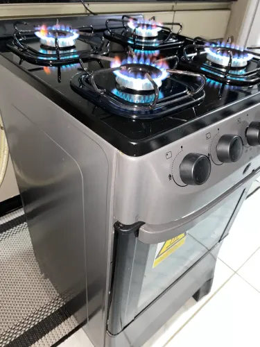 Fogão Mesa Vidro Automático Seminovo - Entrego