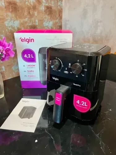 Fritadeira Air Fryer Elgin 4,2L Quad Fry