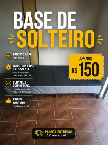 Base de solteiro semi nova