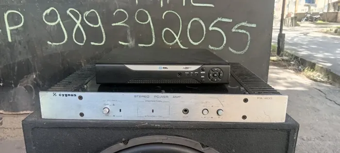 Vendo pa400 cignus perfeito e tenho outras coisas de som