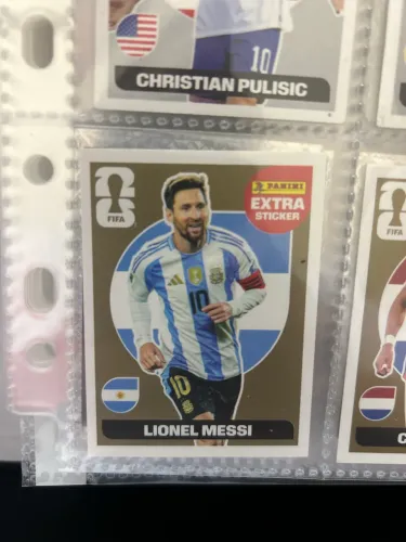 Figurinha Legend - Lionel Messi Ouro