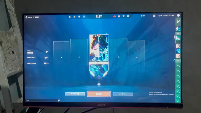 Monitor AOC 144hz (sem nenhum detalhe)