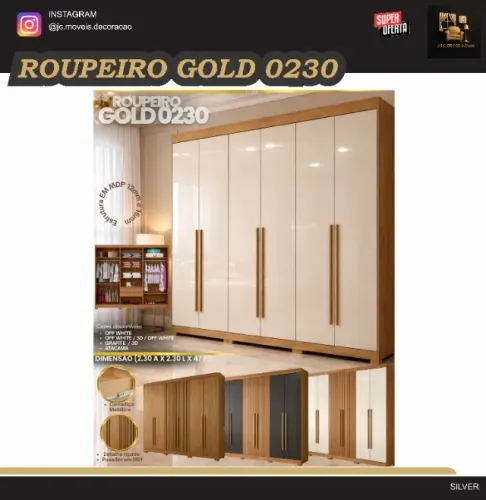 ROUPEIRO GOLD 6 PORTAS