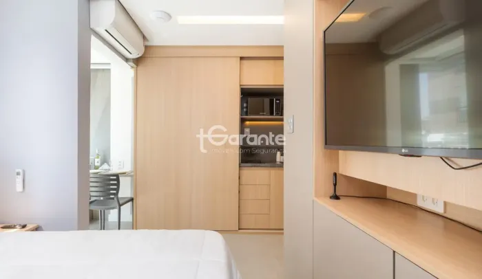Stúdio mobiliado para locação na Bela Vista e 22 m² - ótimo lazer
