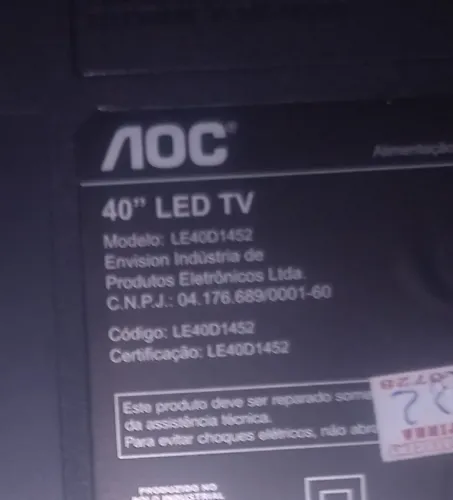 TV AOC  40 POLEGADAS 