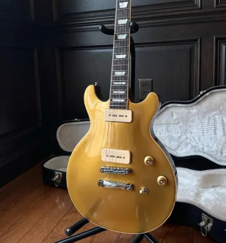 Gibson Les Paul Standard Double Cutaway 2011 Goldtop P90 - Impecável + Case Original