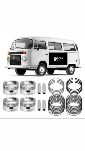 Kit Pistão Anéis Volkswagen Kombi 1.4 2010 2011 2012