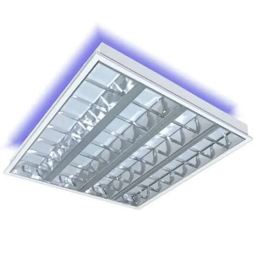 Luminária Comercial 4xT8 4000k 62x62cm