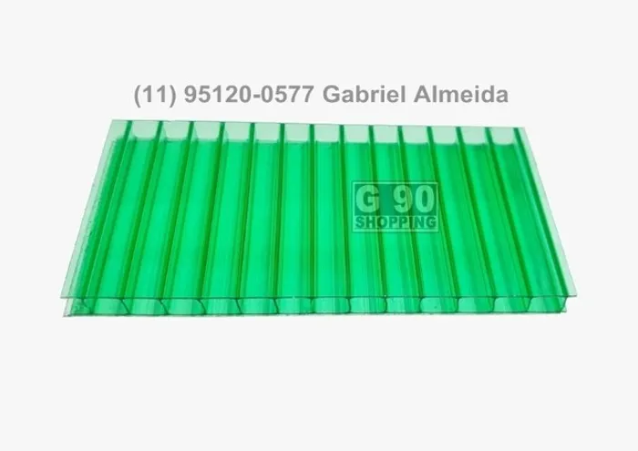 Policarbonato Alveolar. 1,05 x 6,00 metros 4mm