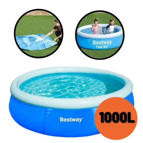 Piscina inflável 1000L