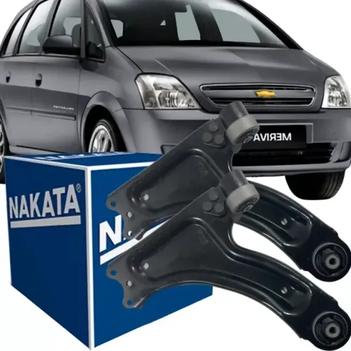 Bandeja Suspensão Dianteiro Chevrolet Meriva 2003 à 2012 - D/E - Bucha / Mancal - Nakata