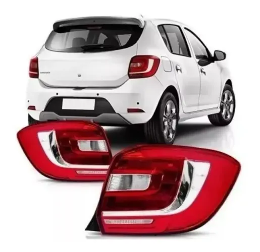 Lanterna Traseira Cristal Sandero 2015 2016 2017