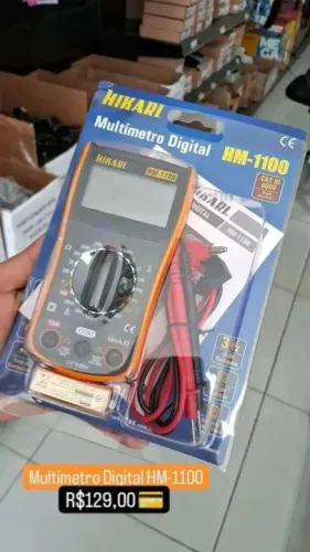 Multímetro Digital Portátil HM-1100 - HIKARI-21N138