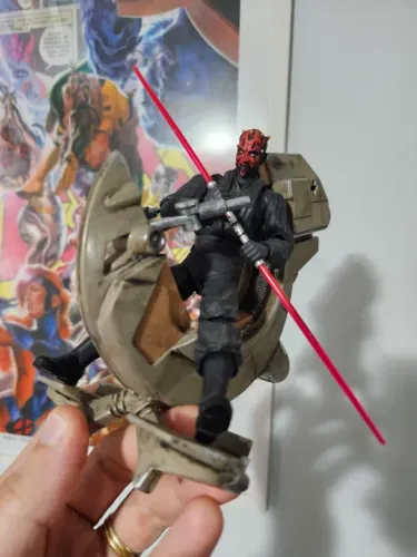 Darth Maul com veículo speeder custom sh figuarts bootleg