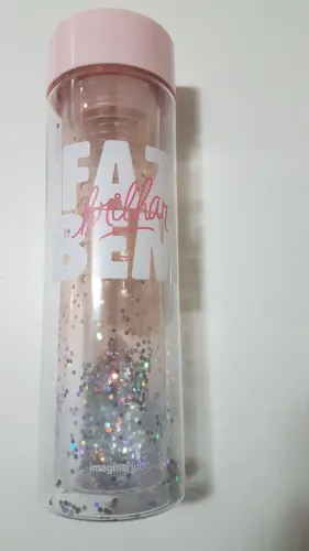Garrafa com Infusor e Glitter - Marca Imaginarium