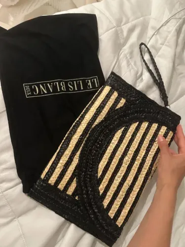 Bolsa da mão/carteira Le lis Blanc