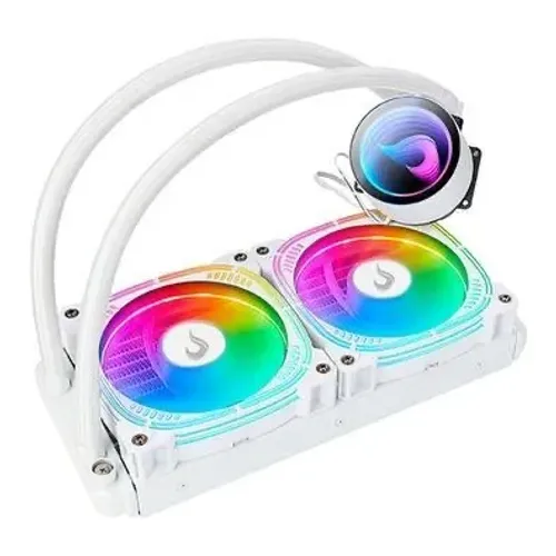 Water Cooler Rise Mode Aura Frost Pro, ARGB, 240mm, AMD/Intel, Branco - RM-WCZ-06-ARGB