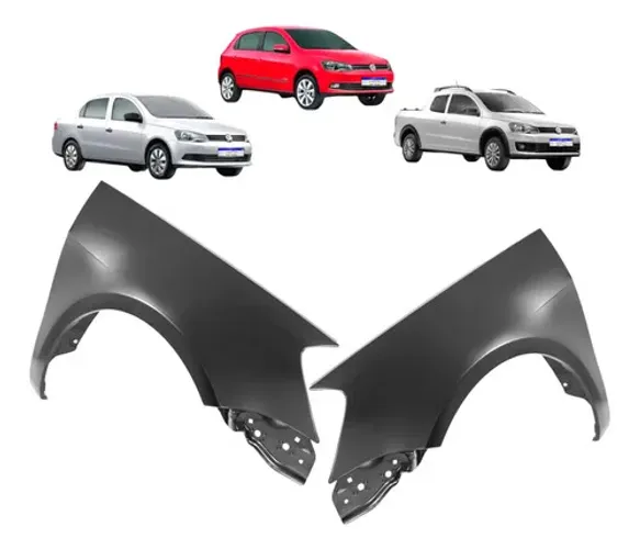Paralama Gol Voyage Saveiro G6 G7 2013 2014 2015 2016 2017