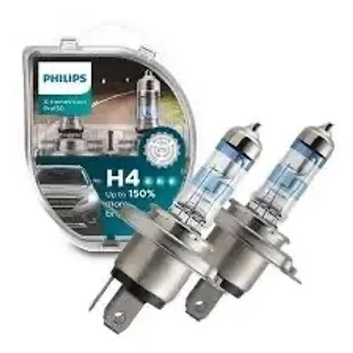 Lâmpadas X Treme Vision H7 Philips 150% Par de H4