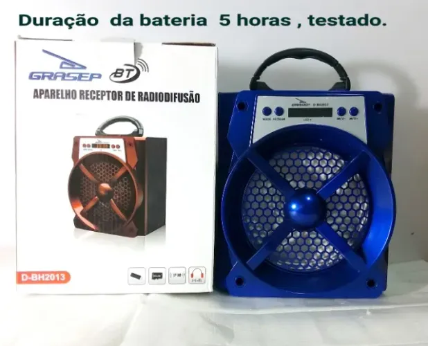 Caixa de som Bluetooth Grasep