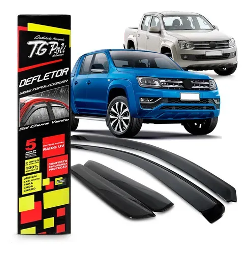 Calha Chuva Defletor Amarok 2010 A 2020 4p