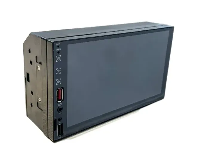 Mp5 7 Polegadas 2Din AM e FM, Bluetooth, Entrada Camera de Re, Espelhamento IOS