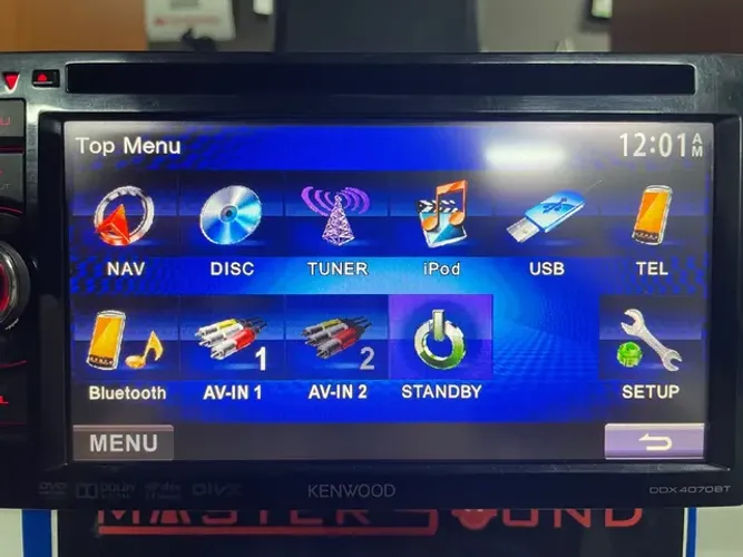 Dvd cd usb rádio bluetooth kenwood ddx-4070bt