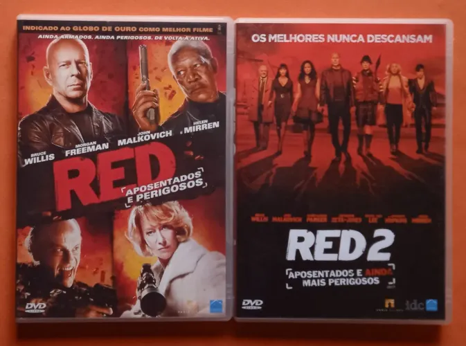 Dvd Red - Aposentados e Perigosos 1 e 2