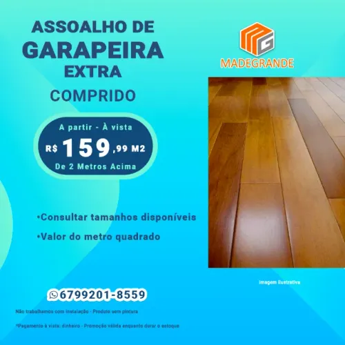 Assoalho de Madeira Garapeira