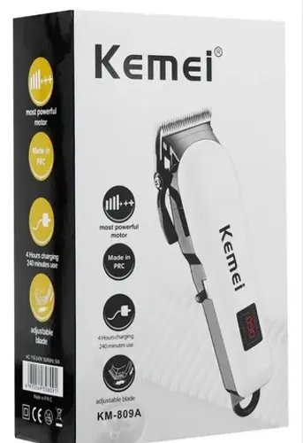 Máquina de cortar cabelo profissional contínuo kemei entrega grátis