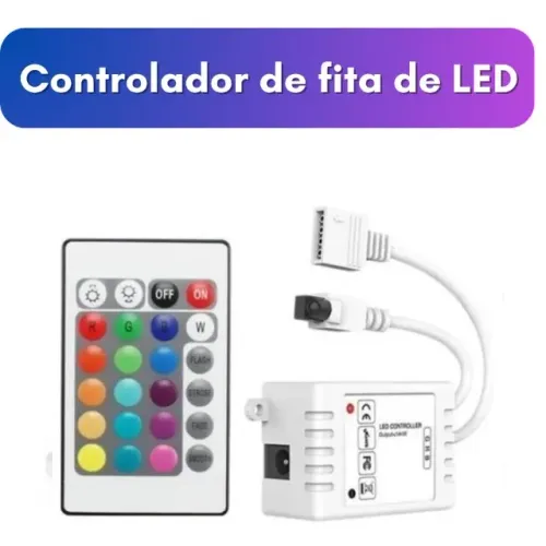 Controles Controlador Para Fita Led Rgb 3528 E 5050