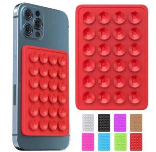 Ventosa para Celular Suporte Em Silicone Varias Cores