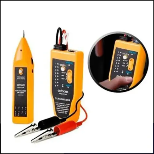 Kit Localizador E Testador De Cabos Rj45 E Rj11 Zumbidor